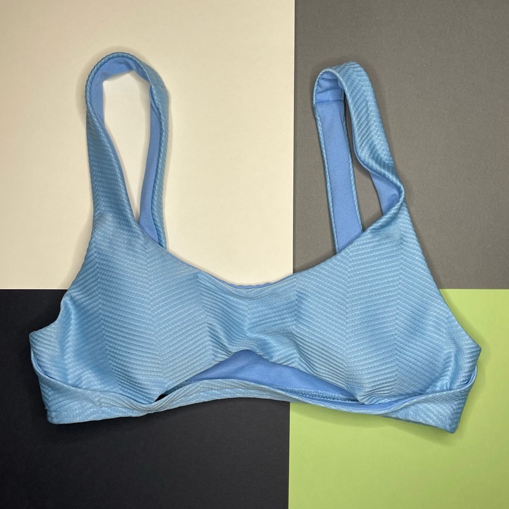 Blue Bikini Top